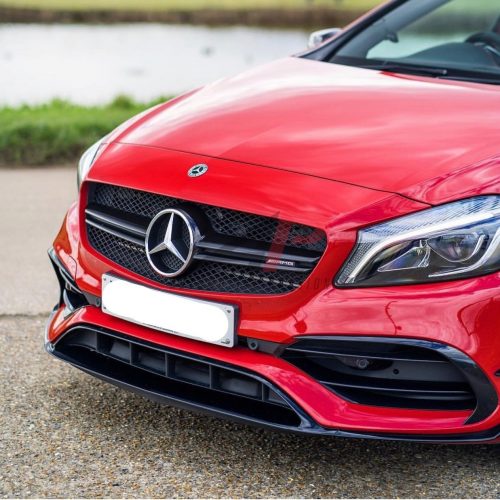 MERCEDES-BENZ A CLASS W176 A45 STYLE GRILLE FACELIFT VEHICLES – Gloss Black