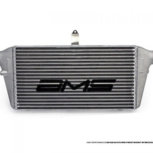 AMS 08-14 STI/WRX Front Mount Intercooler (FMIC Only) – Intecooler only WITH LOGO