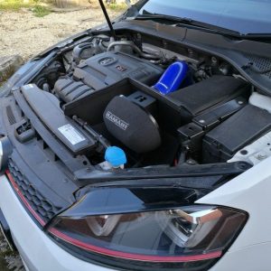 RAMAIR – Air Filter & Heat Shield Intake Kit – Blue Intake Hose – VW MK7 Golf GTI & R, Audi A3, S3 8V, Seat Leon Cupra 280 & Skoda Octavia RS