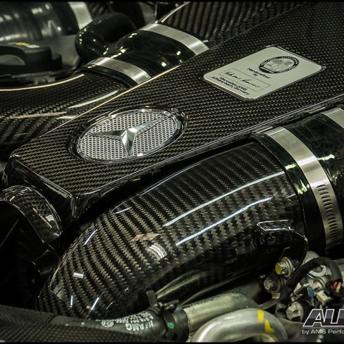 ALPHA Performance 5.5L Biturbo Carbon Fiber Engine Cover For Use With Induction Kit
