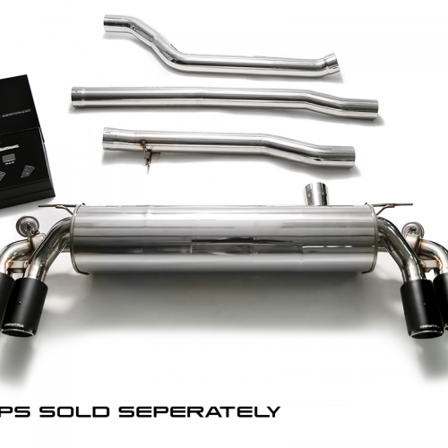Armytrix – Stainless Steel Front pipe + Mid pipe + Valvetronic mufflers + Wireless remote control kits for BMW 5 SERIES G30 540I
