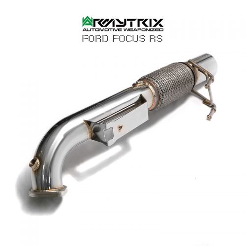 Armytrix – Stainless Steel Ceramic Coated High-Flow Performance De-catted Pipe with Cat-simulator for FORD FOCUS MK3 23L RS