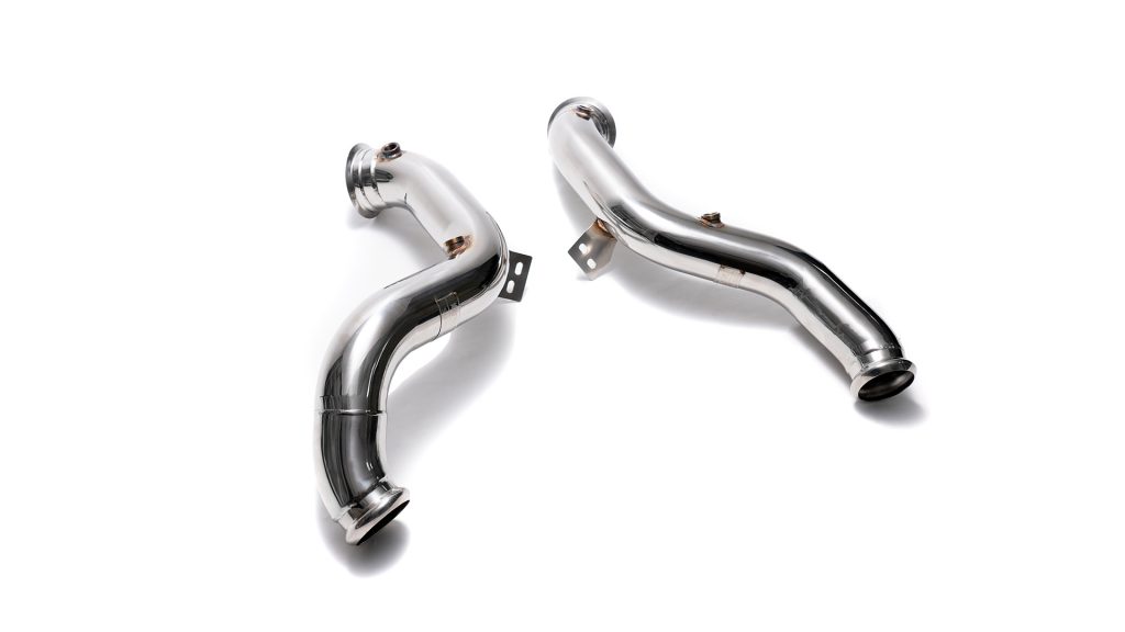 Armytrix – Stainless Steel Sport Cat-pipe with 200 CPSI Catalytic Converter for MERCEDES-BENZ AMG GT R190 40L GT-R