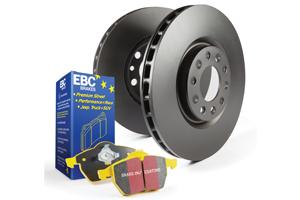 EBC Brakes Pad And Disc Kit (X2 Pads + X2 Discs) To Fit Front Mercedes A/CLA/GLA45 AMG W176
