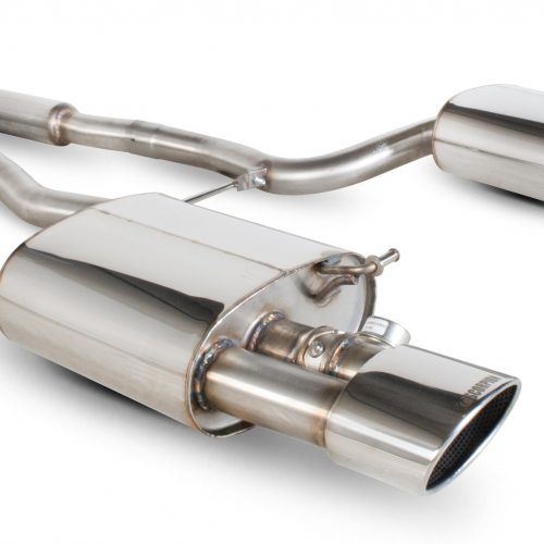 Scorpion Exhausts Audi RS4 4.2 V8 B7  2006 2008 Resonated cat-back system with vacuum valves – EVO Tips