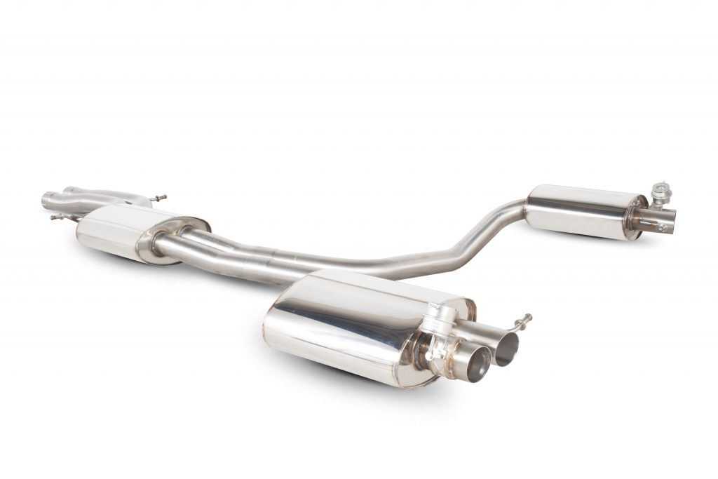 Scorpion Exhausts Audi RS4 B8 4.2 FSI Quattro Avant/RS5 4.2 V8 Coupe  Resonated half system inc active exhaust valve – OE Fitment