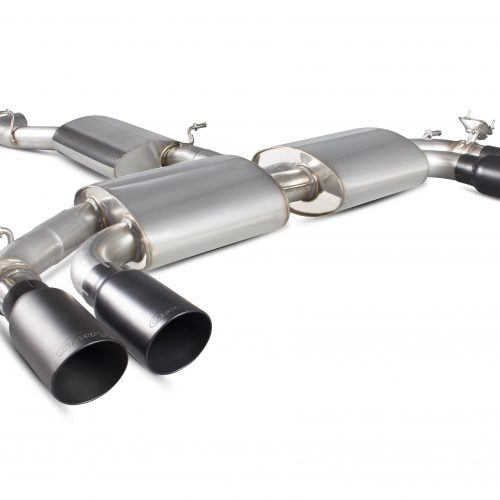Scorpion Exhausts Audi S3 2.0T 8V Saloon 2013 2016 Resonated cat-back system with electronic valves – Dayton Ceramic Tips