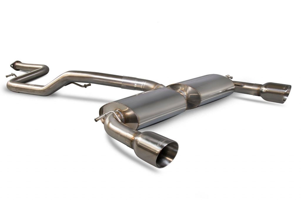 Scorpion Exhausts Ford Focus MK2 ST 225 2.5 Turbo  2006 2011 63.5mm/2.5 Non-resonated cat-back system – Daytona Tips