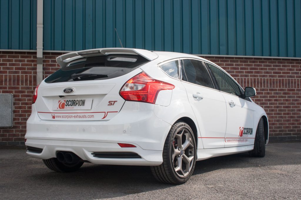 Scorpion Exhausts Ford Focus MK3 ST 250 Hatch Non GPF Model Only 2012 2019 Non-resonated cat-back system – Daytona Ceramic Tips