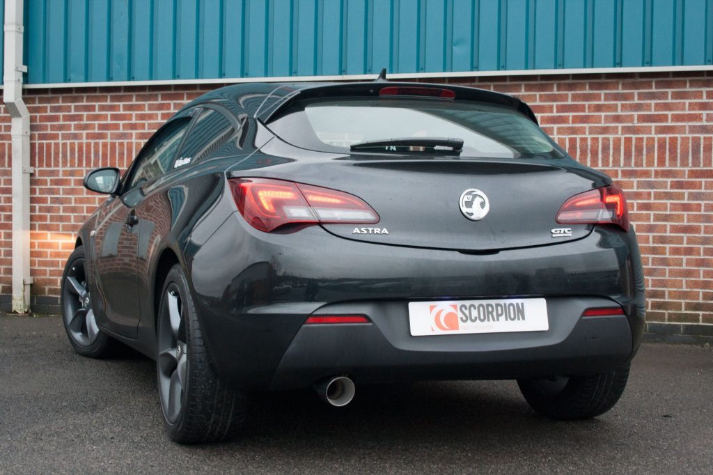 Scorpion Exhausts Vauxhall Astra GTC 1.4 Turbo  2009 2015 Non-resonated cat-back system – Daytona Tips
