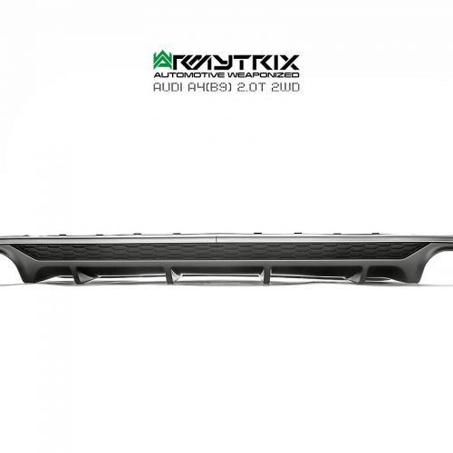 Armytrix – Stainless Steel S4 style Rear Quad diffuser (only fit to non-S-line rear bumper) for AUDI A4 B9 20 TFSI LIMOUSINE
