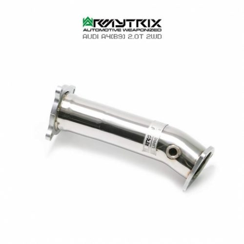 Armytrix – Stainless Steel Ceramic Coated High-flow performance de-catted down pipe with cat simulator for AUDI A4 B9 20 TFSI AVANT