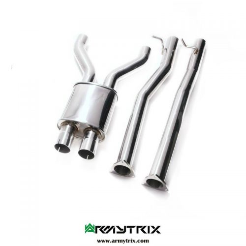 Armytrix – Stainless Steel Front pipe (L+R) + Y pipe with resonator for BENTLEY CONTINENTAL GT SPEED 3W 60L CONVERTIBLE