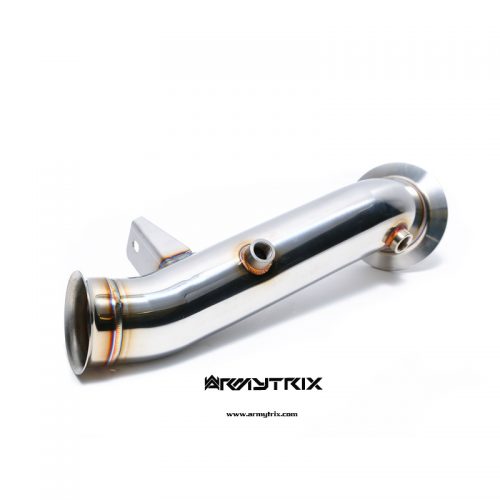 Armytrix – Stainless Steel Ceramic Coated High-flow performance decatted downpipe with cat simulator – Ver 1 (before 07/2013) for BMW 3 SERIES F30 335I