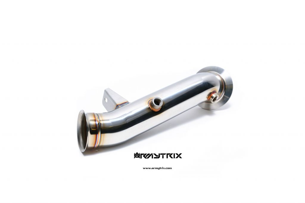 Armytrix – Stainless Steel Ceramic Coated High-flow performance decatted downpipe with cat simulator – Ver 2 for BMW 3 SERIES F30 335I