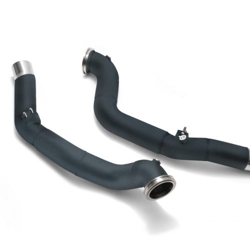 Armytrix – Stainless Steel Ceramic Coated High-flow performance de-catted down pipe with cat simulator for MASERATI GHIBLI M157 30L
