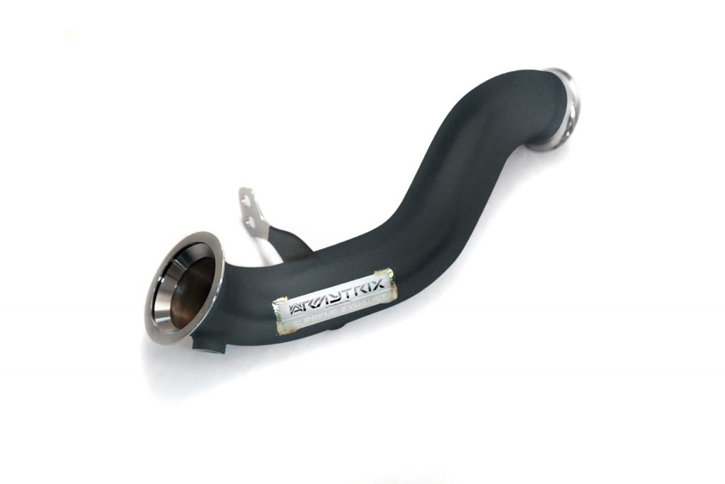 Armytrix – Stainless Steel Ceramic Coated High-flow Performance Decatted Downpipe with Cat-simulator (Fits to part MB052-LC) for MERCEDES-BENZ C-CLASS C205 C250