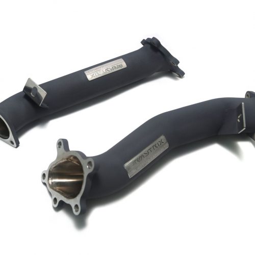 Armytrix – Stainless Steel Ceramic Coated High-flow Decatted Downpipes (L+R) for NISSAN GT-R R35 38L