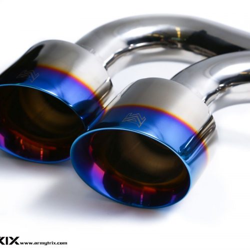 Armytrix – Stainless Steel Quad Blue Coated Tips (4X125mm) for NISSAN GT-R R35 38L