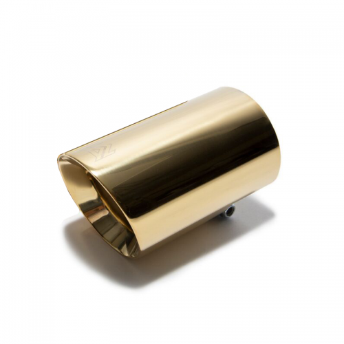 Armytrix – Stainless Steel Single gold spare replacement tip 1×89 mm for MINI COOPER S F55 20L