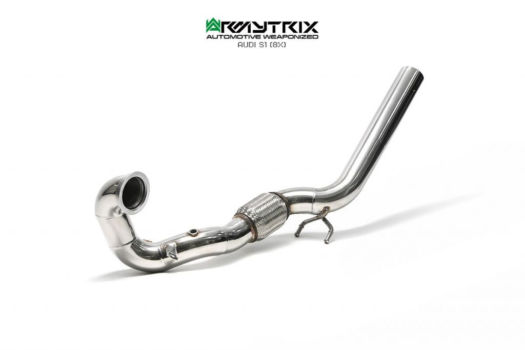 Armytrix – Stainless Steel Sport cat pipe with 200 cpsi catalytic converters for AUDI S1 8X 20 TFSI SPORTBACK