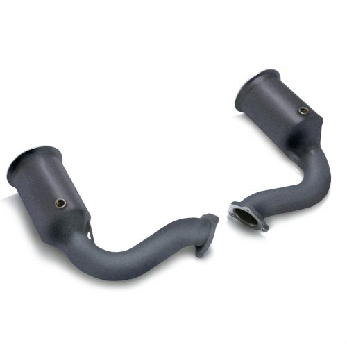 Armytrix – Stainless Steel Ceramic Coated High-Flow de-catted main down pipe with cat simulator for PORSCHE CAYENNE E3 29L S
